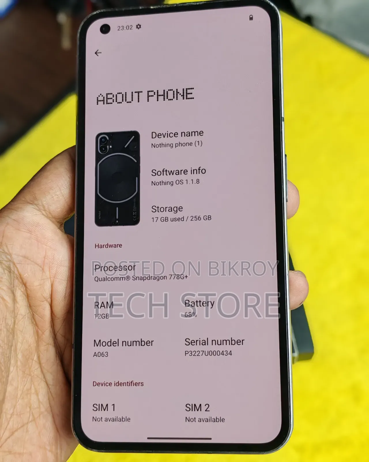 Nothing Phone 1 256 GB Black