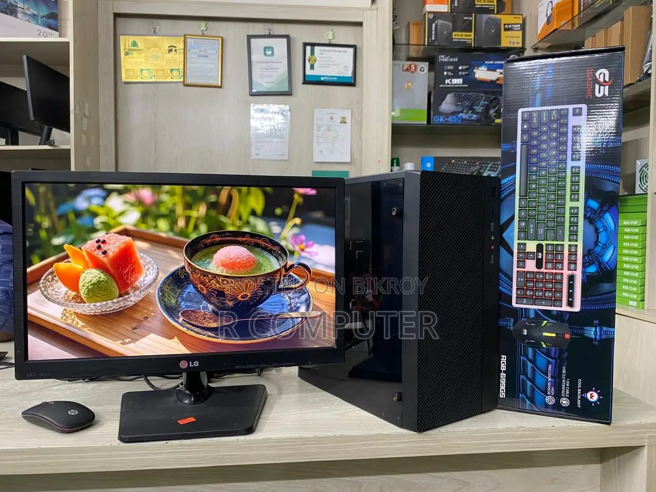 Desktop Computer 4GB Intel Core I3 SSD 128GB