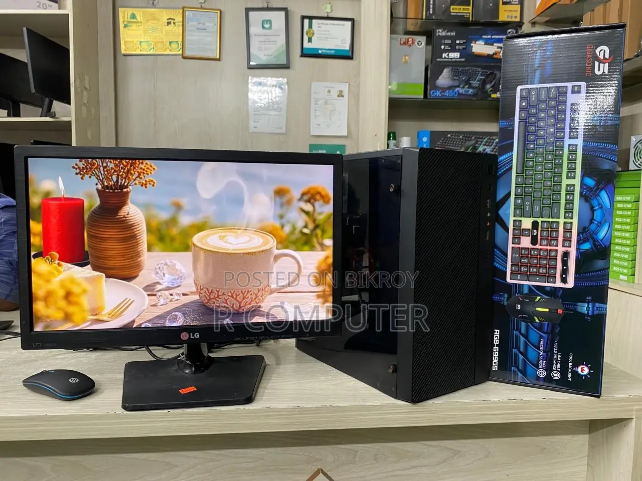 Desktop Computer 4GB Intel Core I3 SSD 128GB