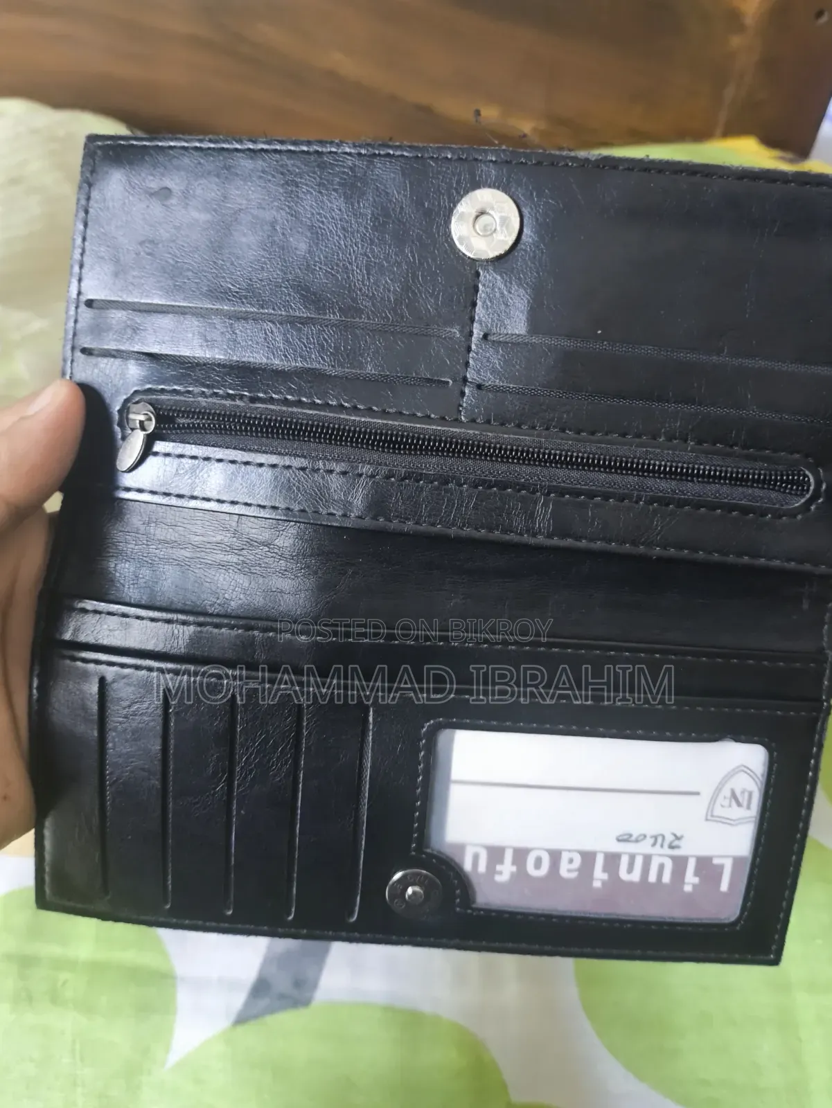 Leather Long Wallet