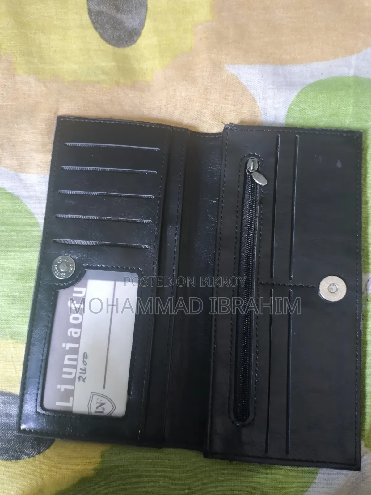 Leather Long Wallet