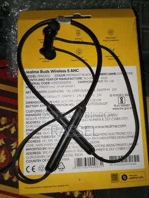 Realme Buds 5 ANC Neckband (50db Hybrid ANC)