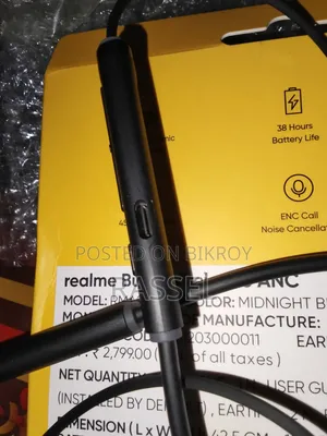 Realme Buds 5 ANC Neckband (50db Hybrid ANC)