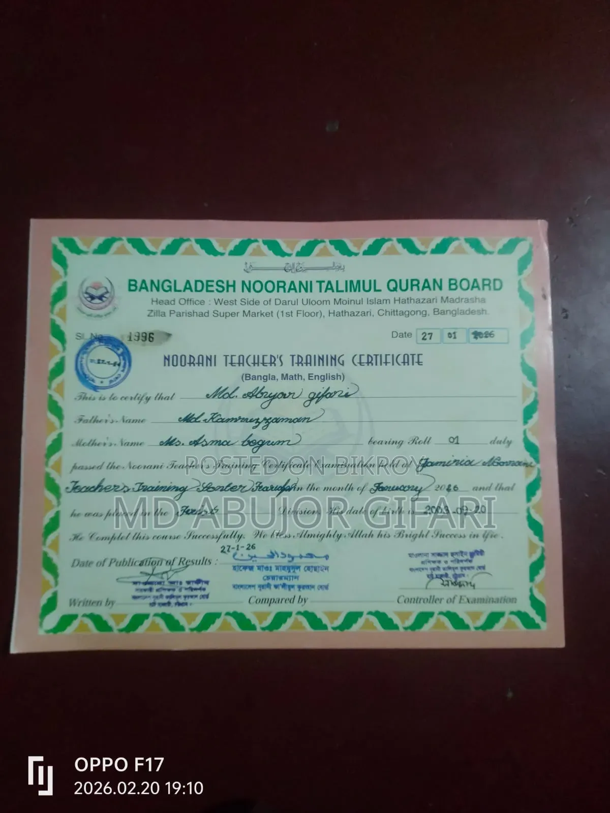 Looking for a Madrasha Job