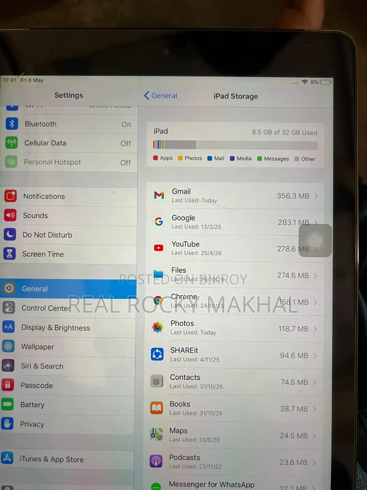 Apple iPad Air 16 GB Gray