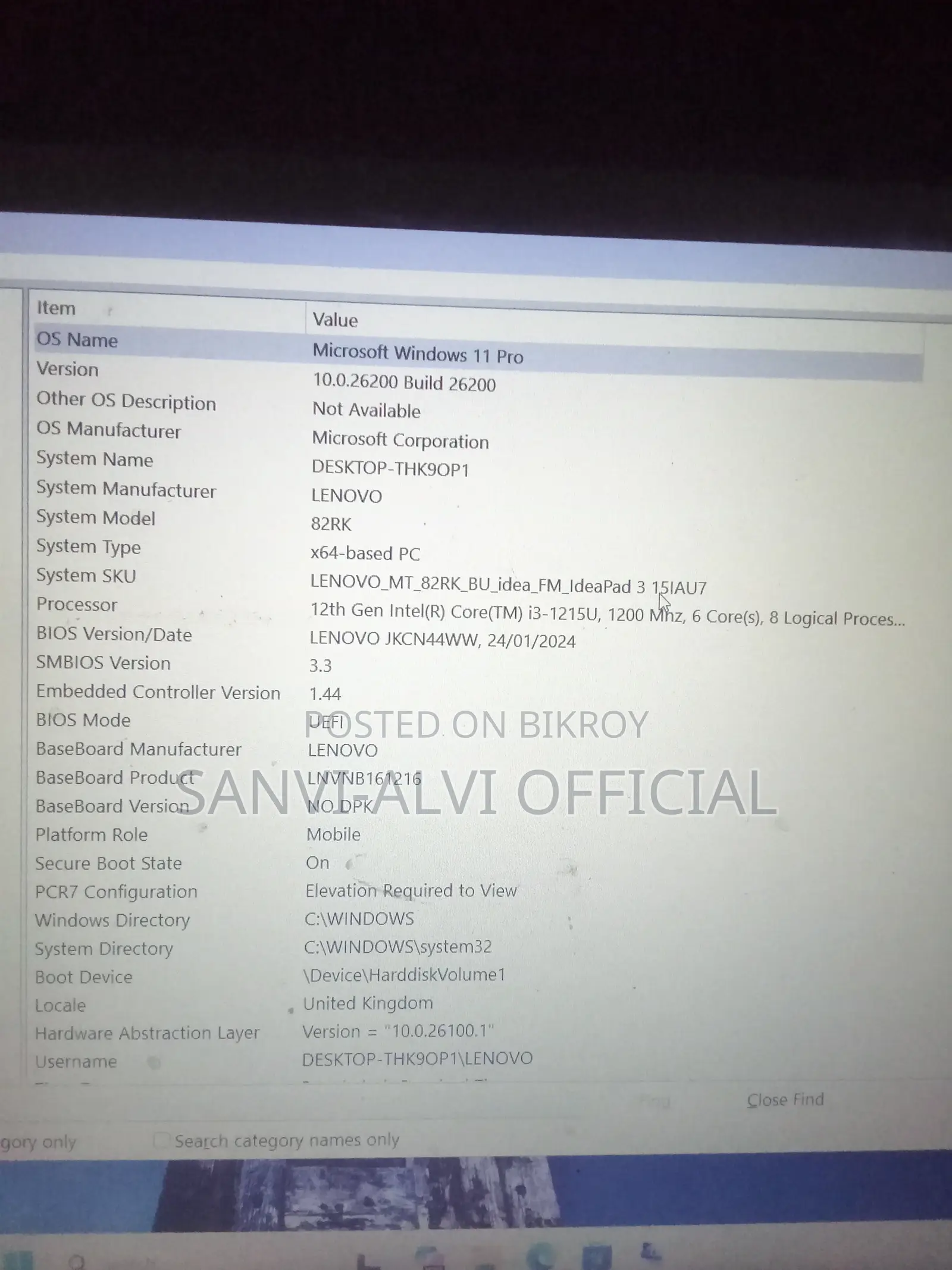 Laptop Lenovo Ideapad 3 8GB Intel Core I3 SSD 512GB