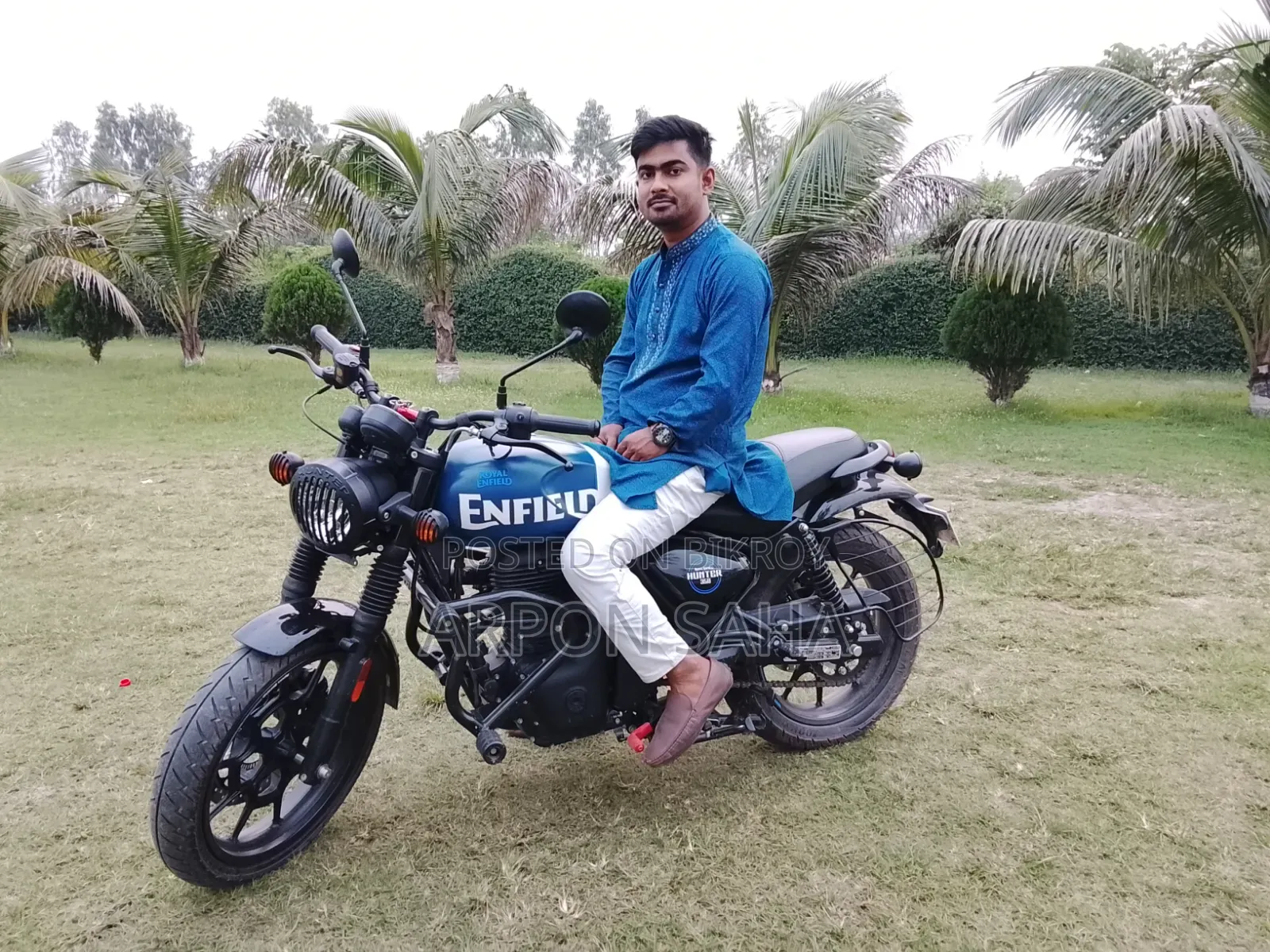 Royal Enfield Hunter 350 2026 Blue