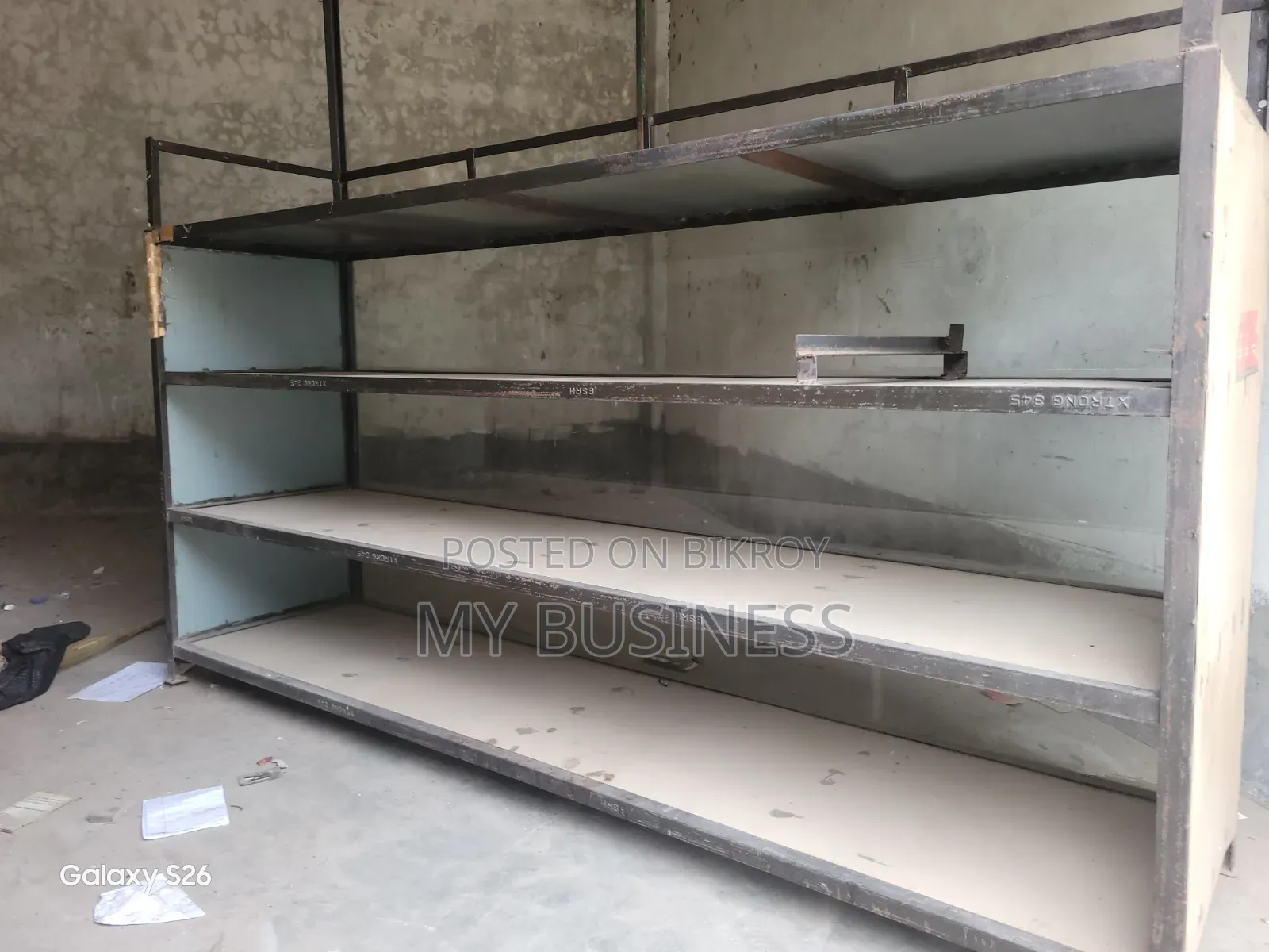 A shop rack will be sold