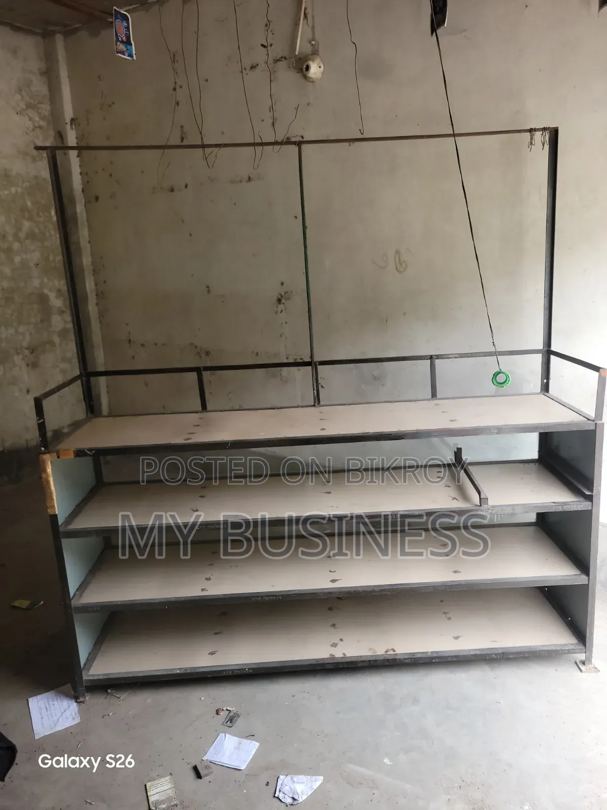 A shop rack will be sold