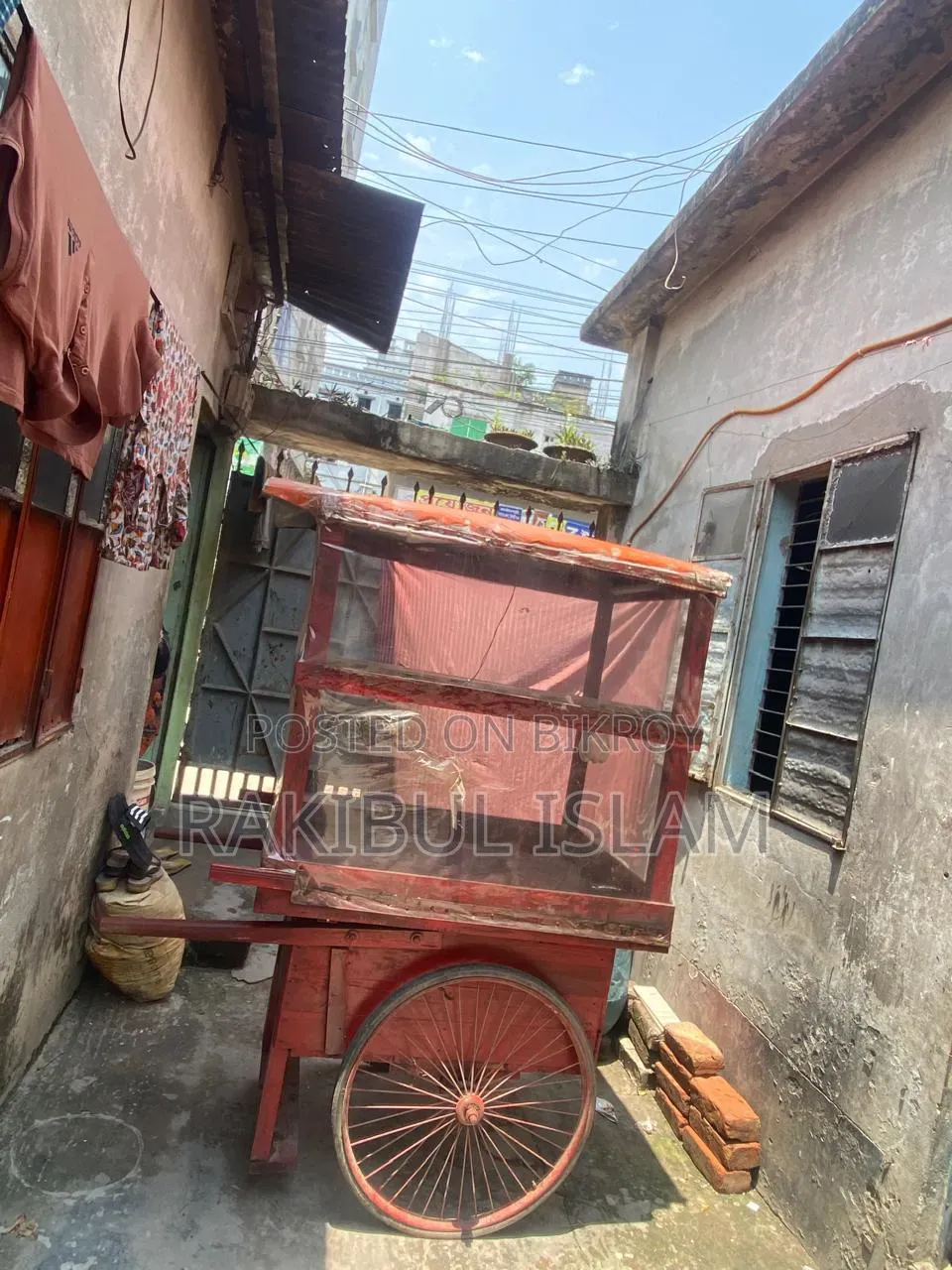 2-Wheeled Push Cart
