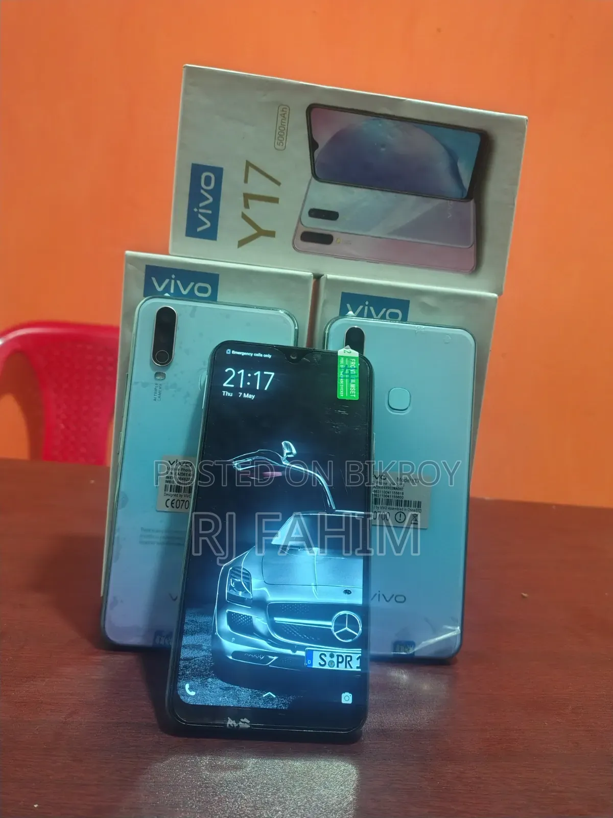 New Vivo Y17 256 GB Purple