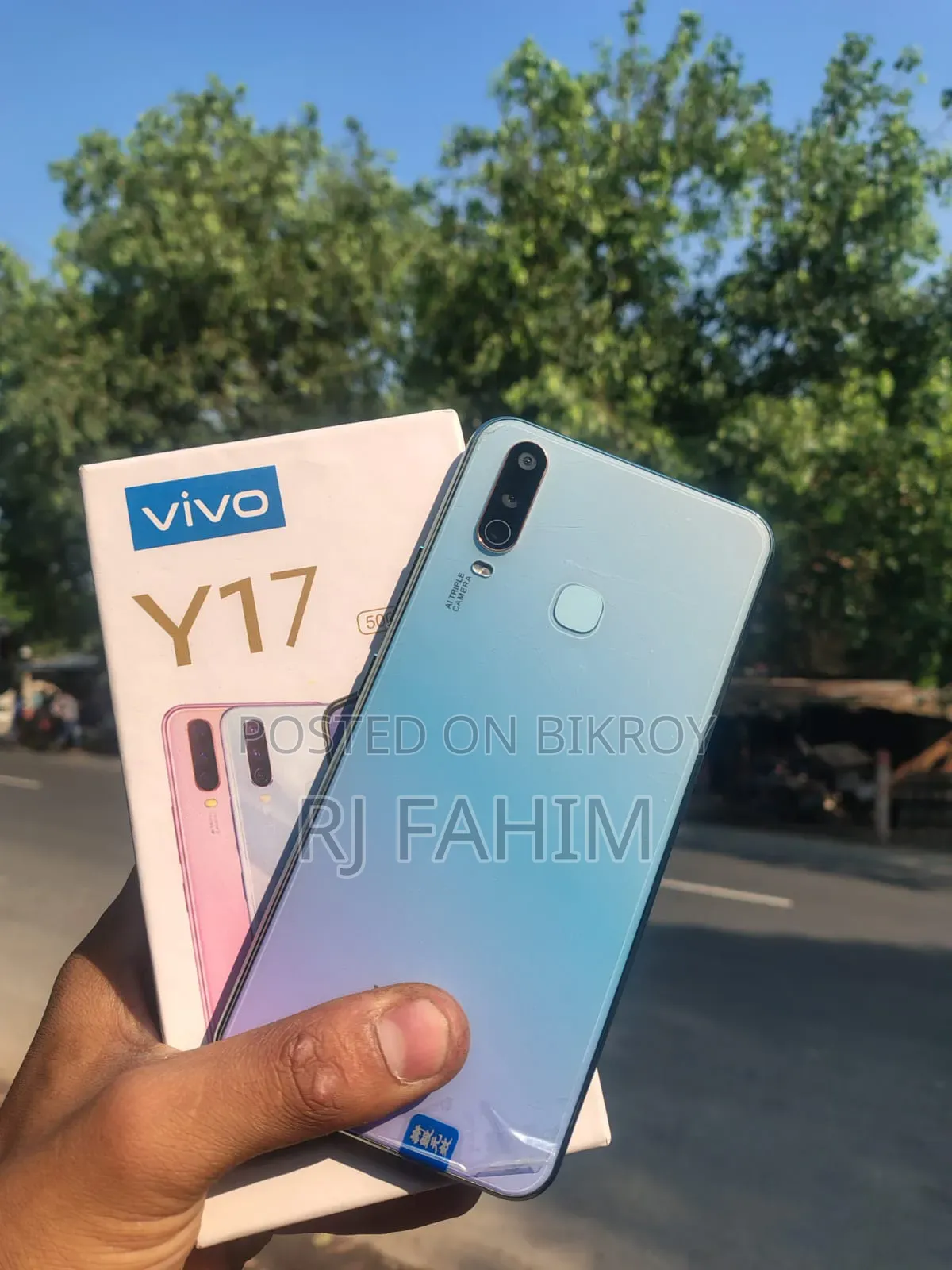 New Vivo Y17 256 GB Purple
