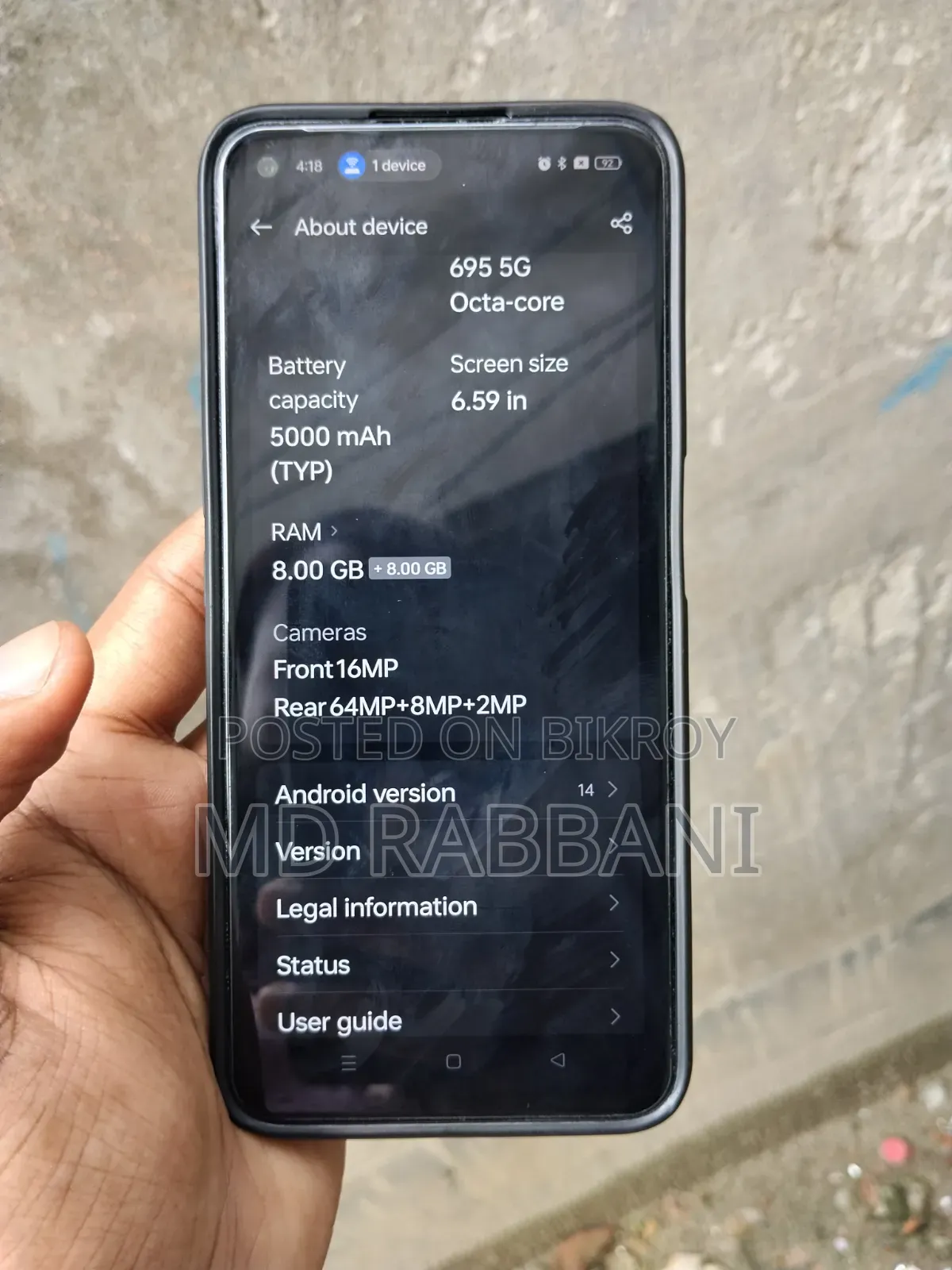 Realme 9 Pro 128 GB Blue