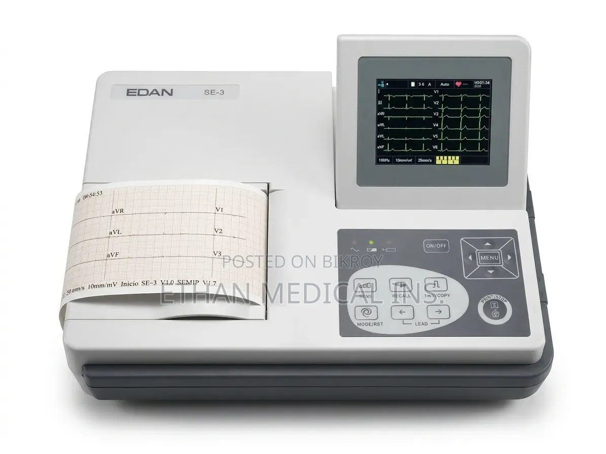Edan Se-3 Three Channel ECG Machine
