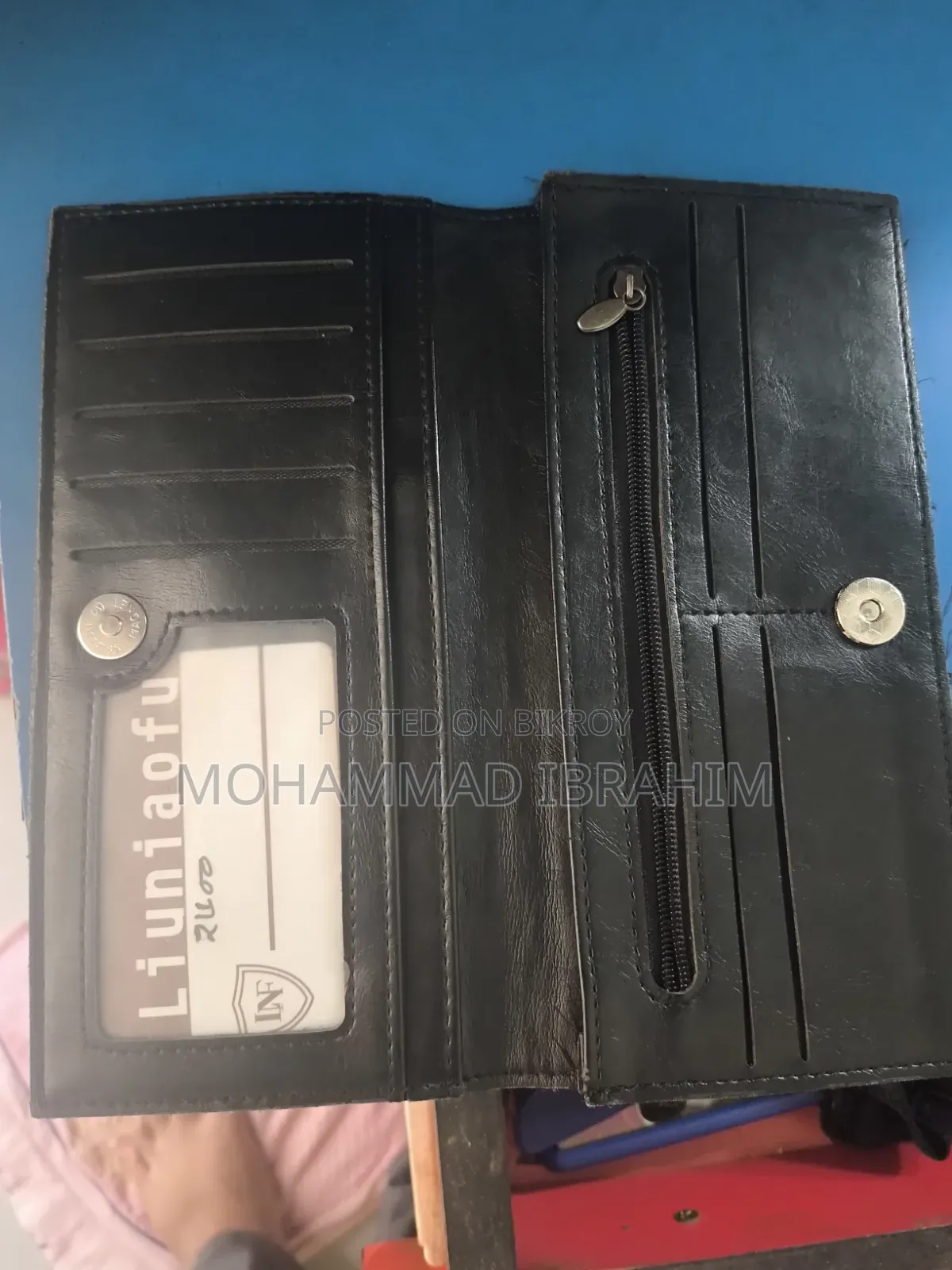 Leather Long Wallet