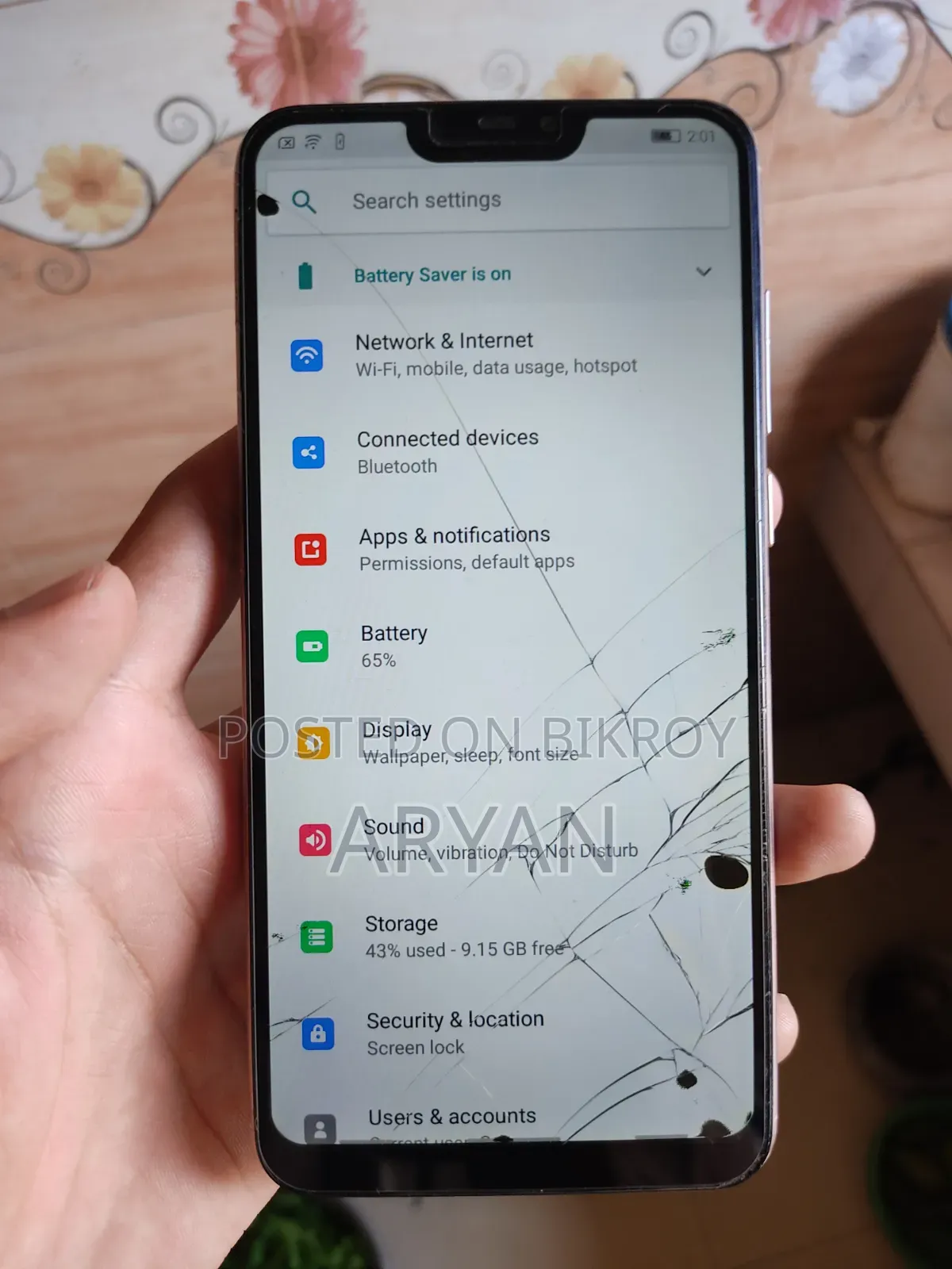 Lava R3 Note 16 GB Silver