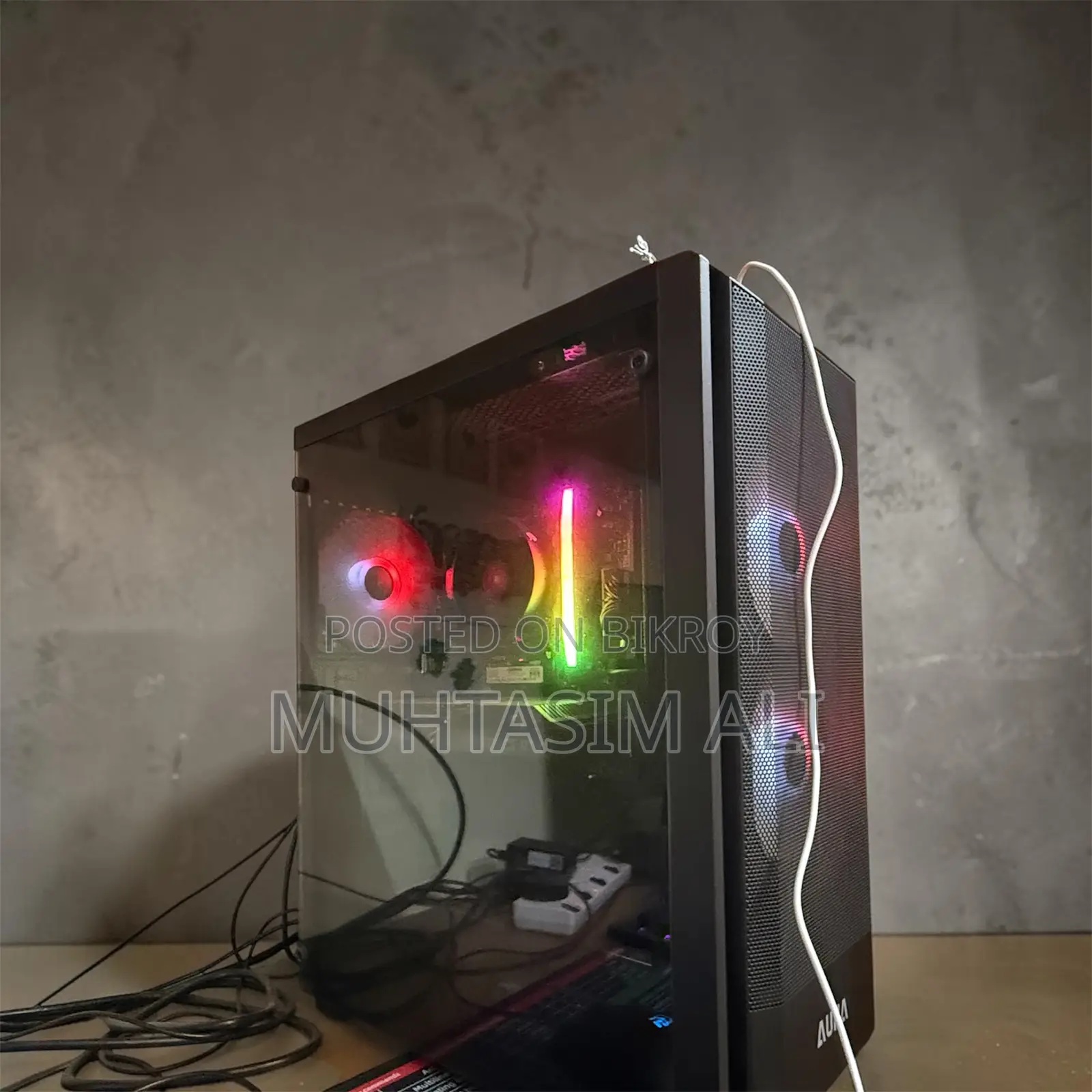 ডেস্কটপ কম্পিউটার MSI মডেল 16GB AMD Ryzen 5 SSD 500GB