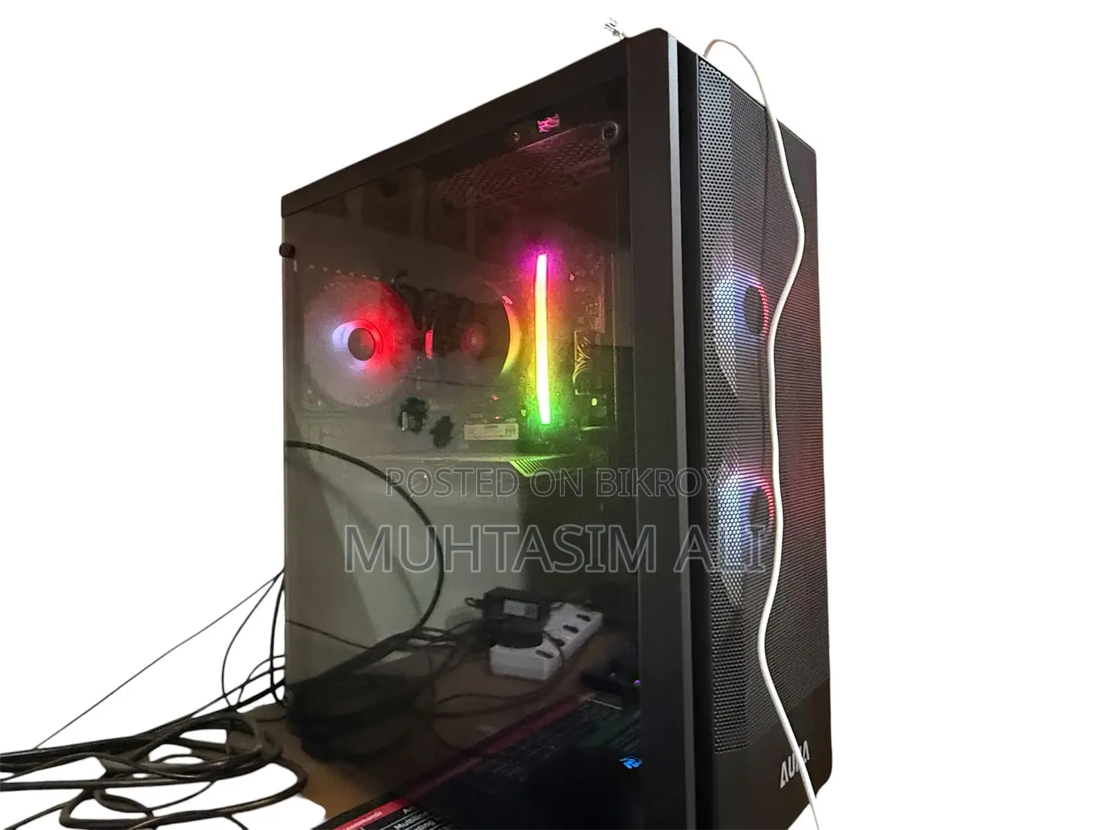 ডেস্কটপ কম্পিউটার MSI মডেল 16GB AMD Ryzen 5 SSD 500GB