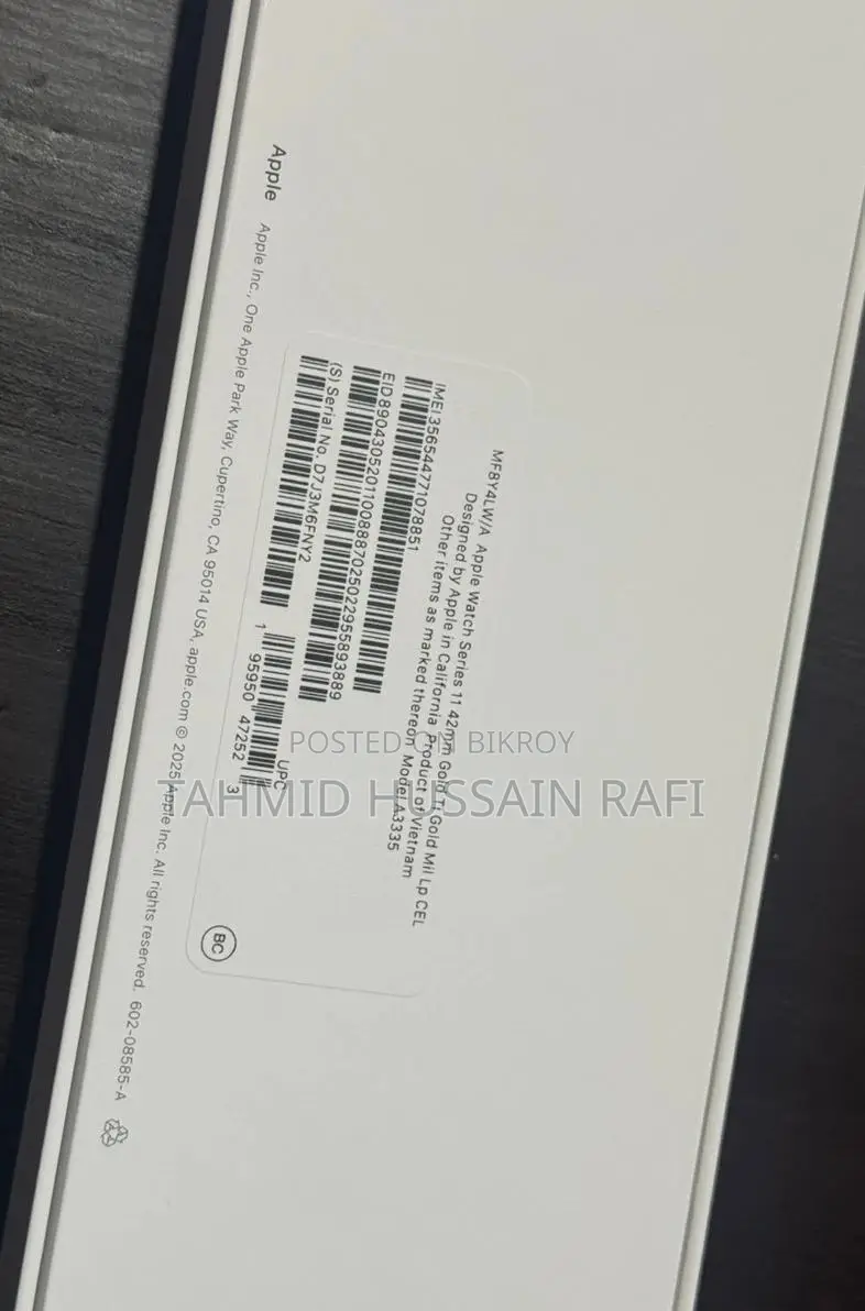Apple Smart Watch Gold Titanium 42 Mm