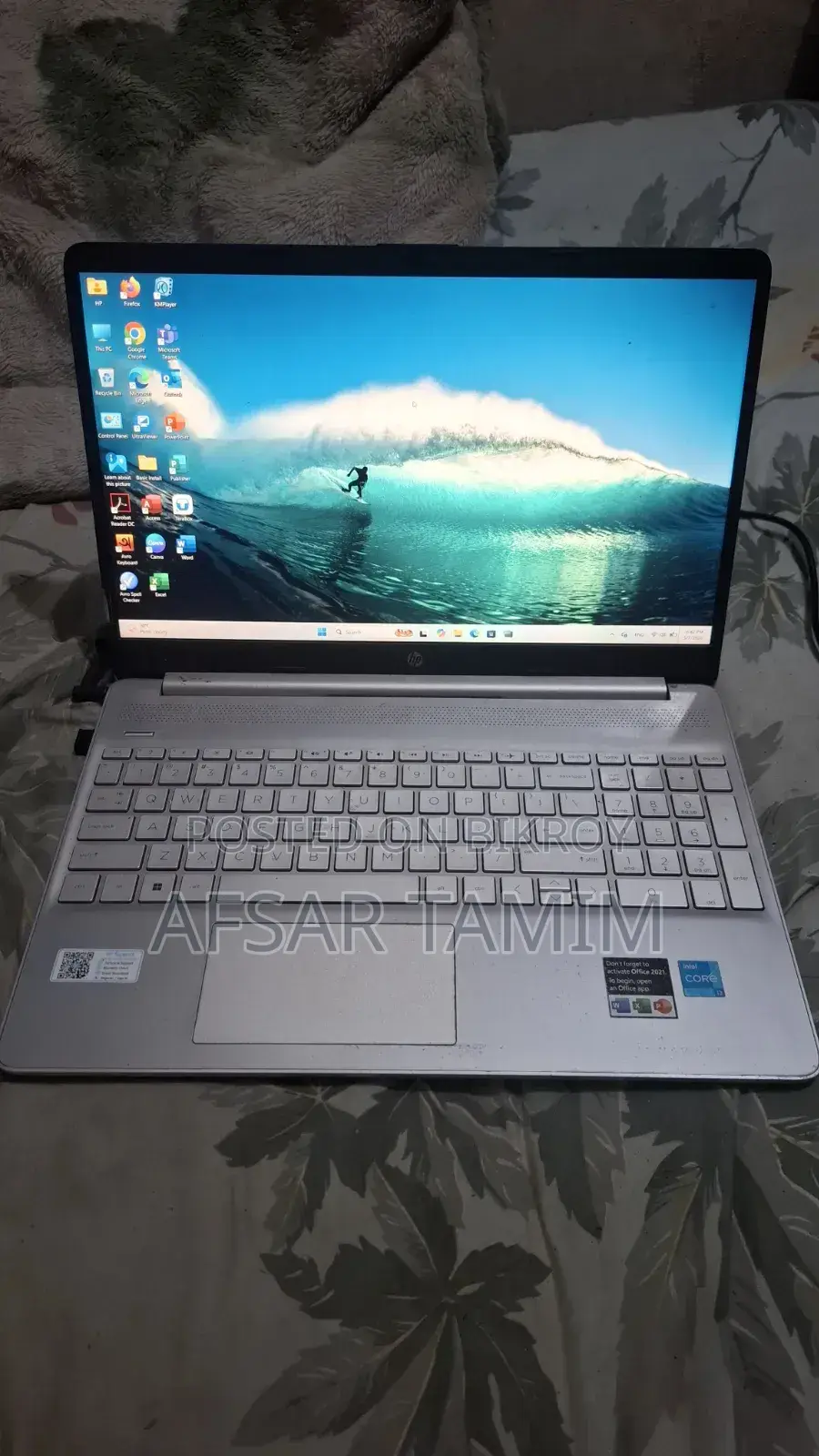 Laptop HP 15s 8GB Intel Core I3 SSD 500GB