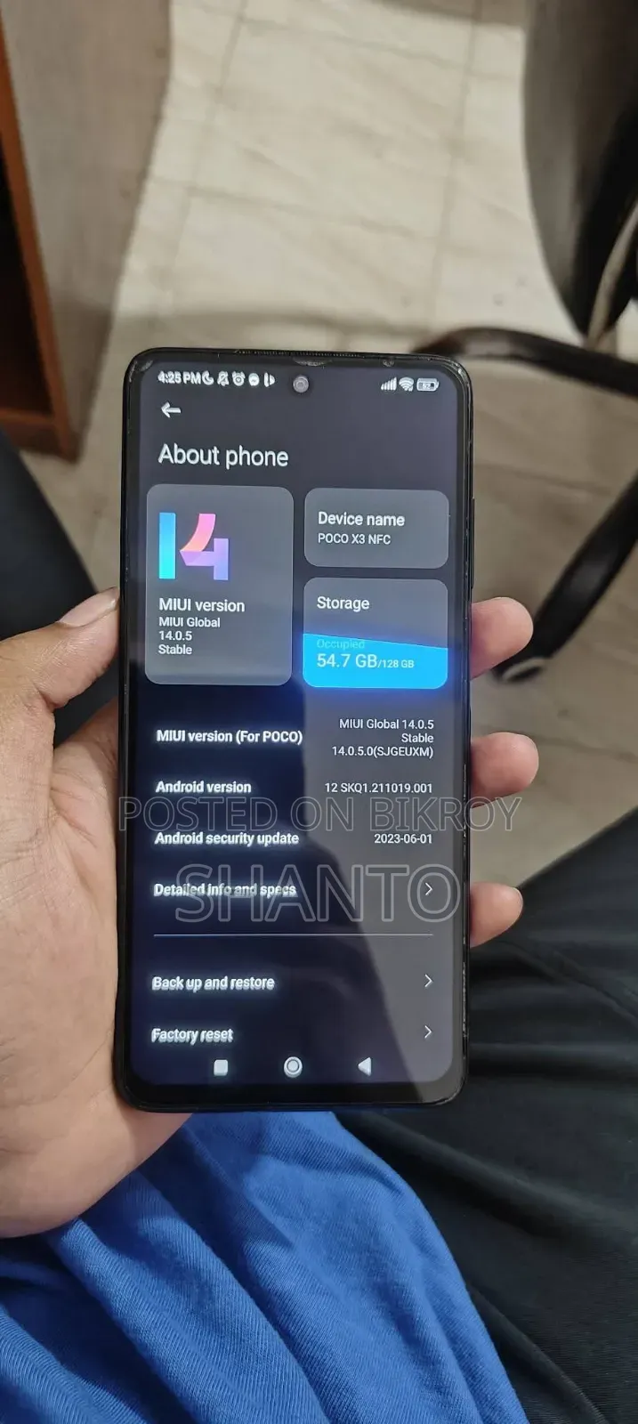 Xiaomi Poco X3 NFC 128 GB Blue