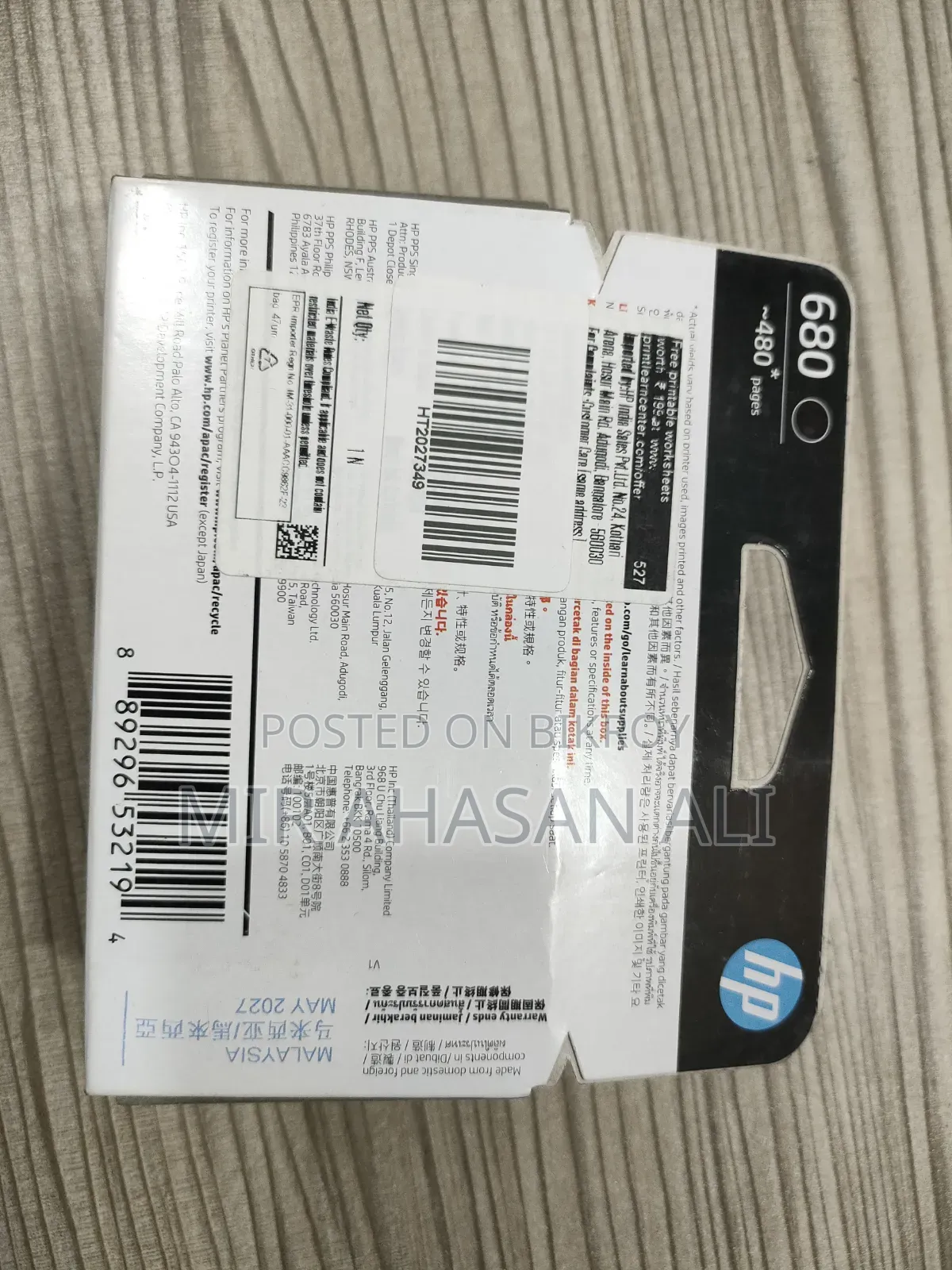 Hp 680 Color Cartridge