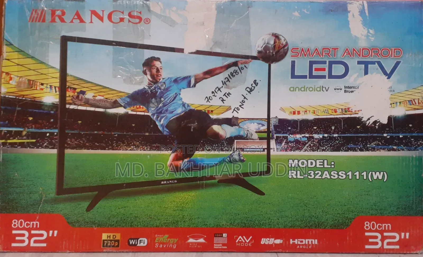 Rangs 32 inch Smart TV (4.4.4)