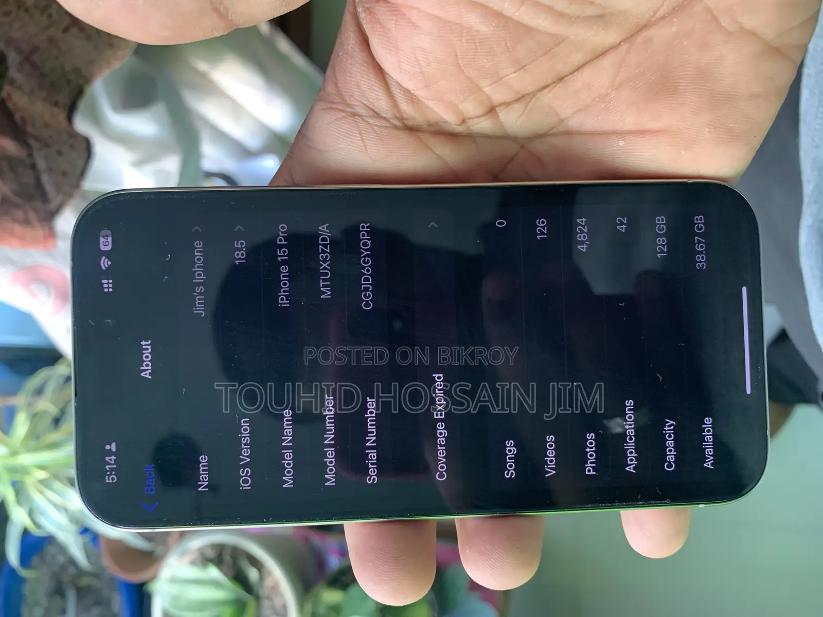 Apple iPhone 15 Pro 128 GB Gray