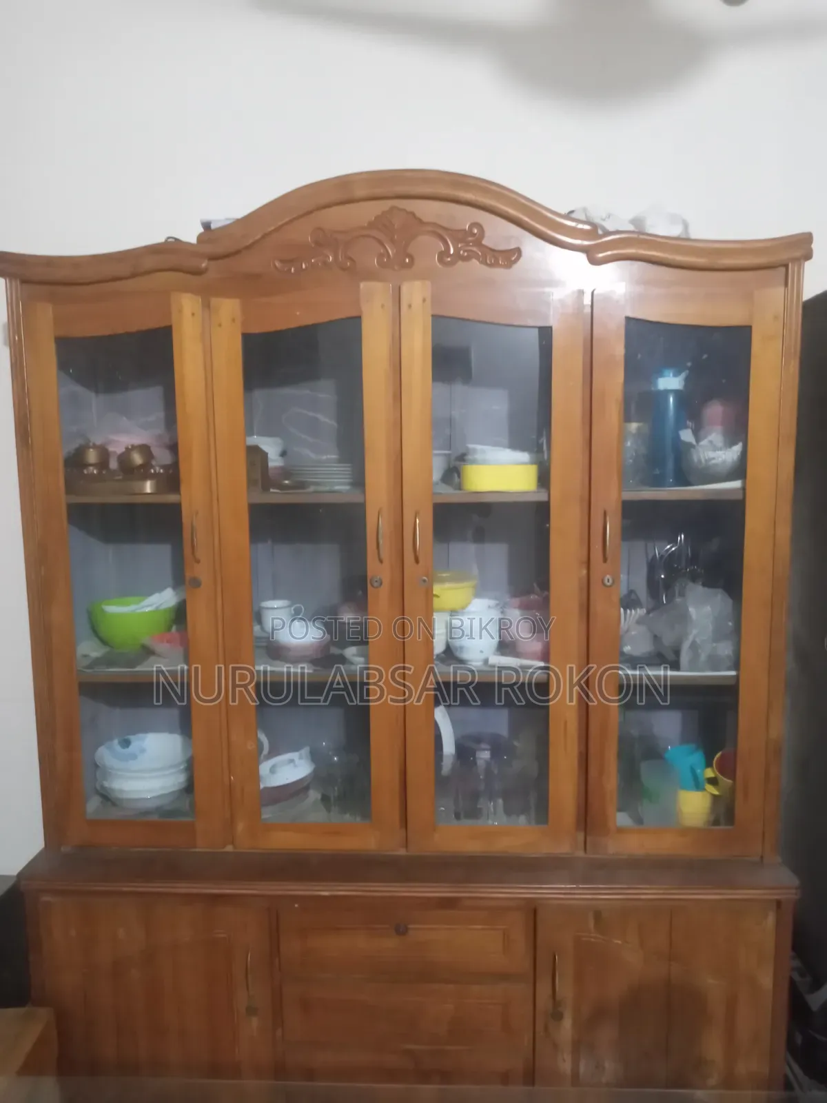 Teak Wood Showcase