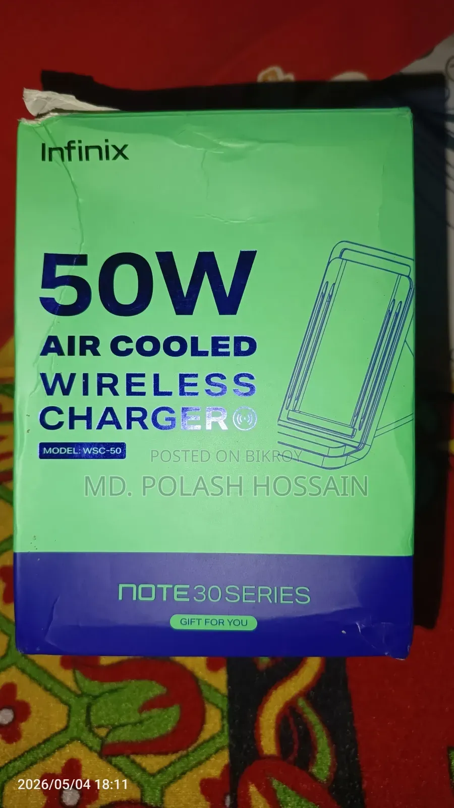 Infinix 50 Watt Wireless Charger