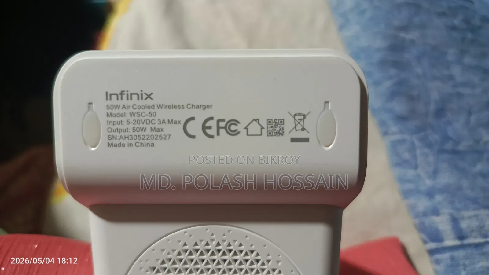 Infinix 50 Watt Wireless Charger