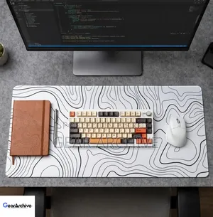 Large Office Mousepad- Medium Size [11.8 × 23.6inch] - Premium Vibe