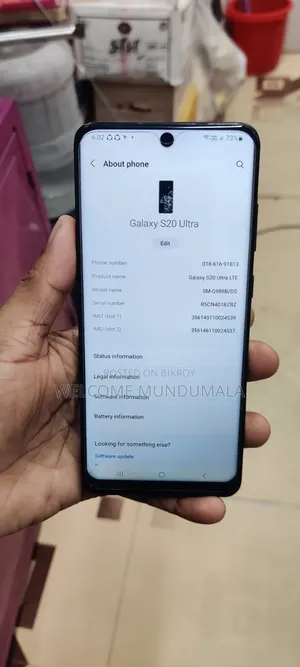 Samsung Galaxy S20 Ultra 128 GB Black