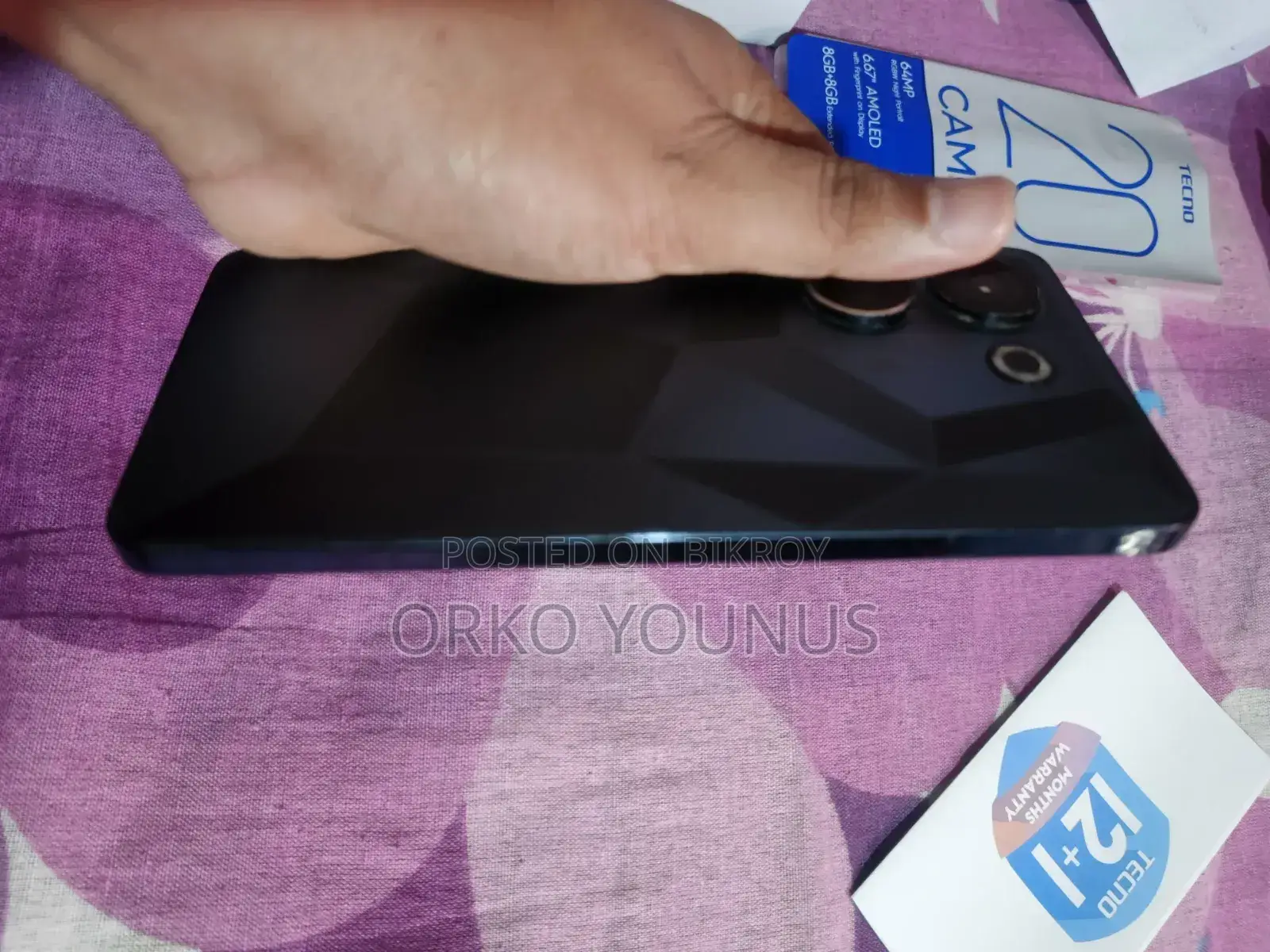 Tecno Camon 20 256 GB Black