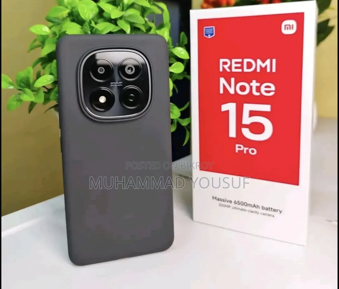 New Xiaomi Redmi Note 15 Pro+ 256 GB Black