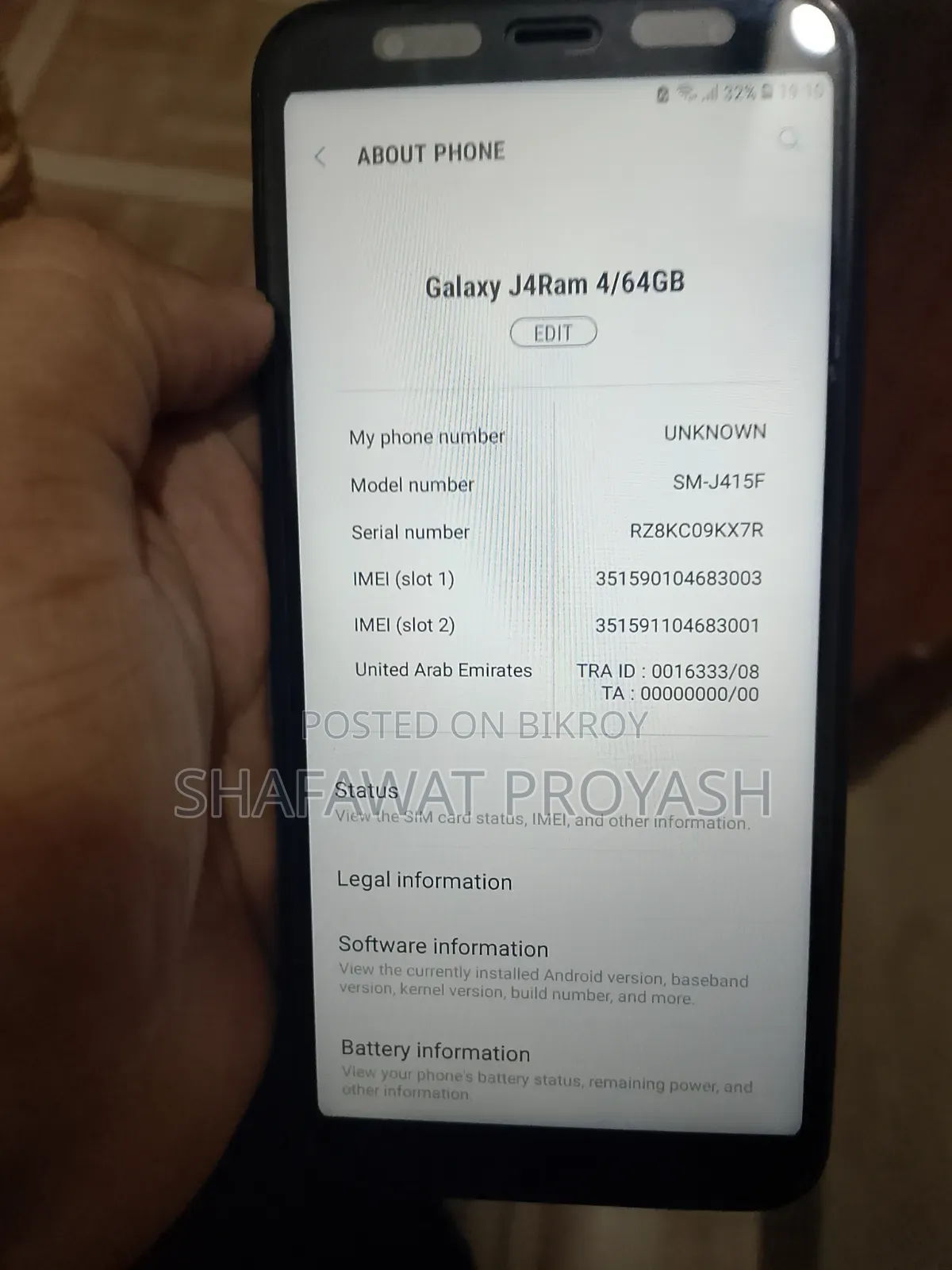 Samsung Galaxy J4 32 GB Black