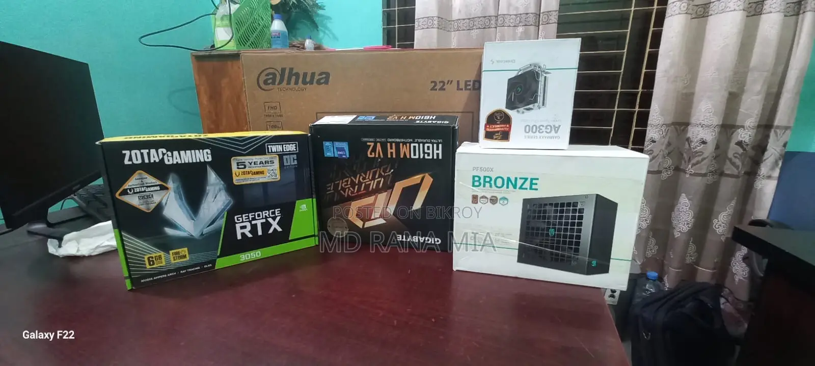 ডেস্কটপ কম্পিউটার 8GB Intel SSD 512GB
