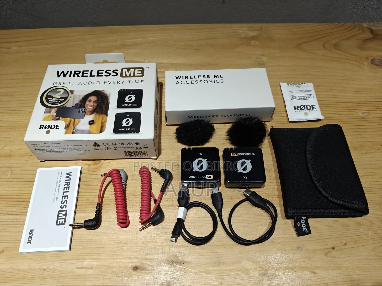 Rode Wireless Me With Box and Accessories