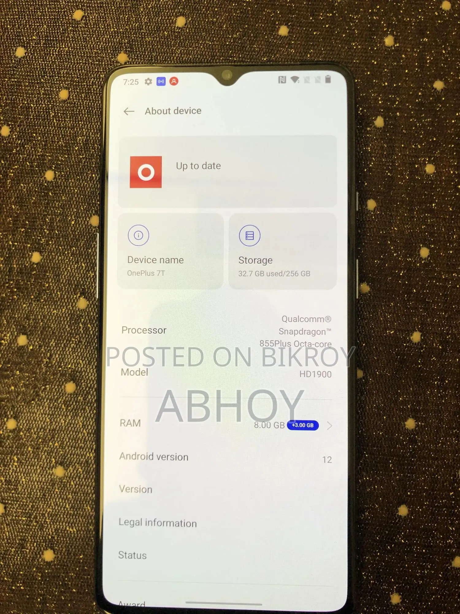 OnePlus 7T 256 GB Blue