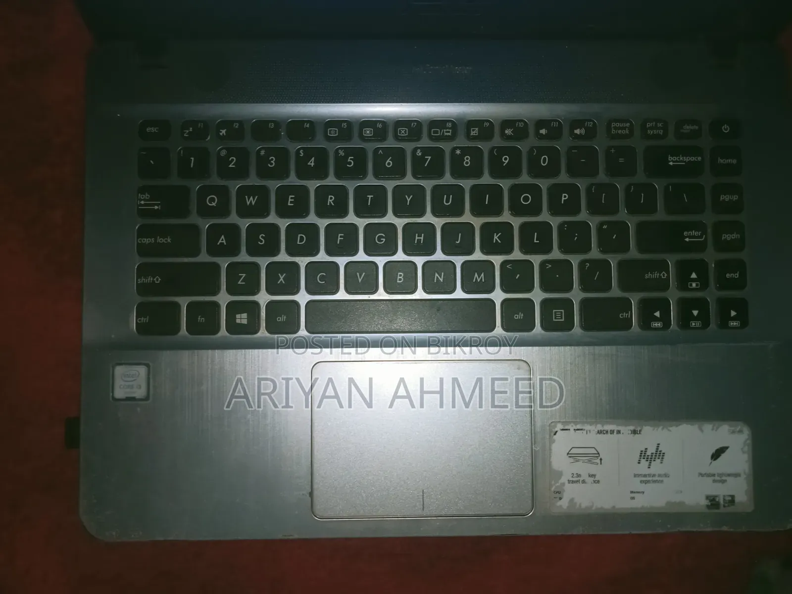 Laptop Asus X44LY 4GB Intel Core i3 HDD+SSD 1T