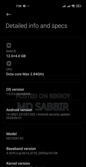 Xiaomi Mi 11 Pro 256 GB Black