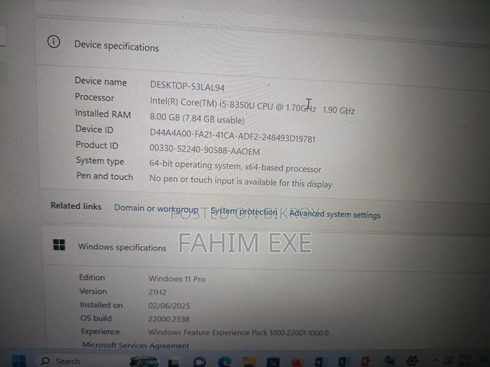 Laptop HP EliteBook 840 G5 8GB Intel Core I5 SSD 256GB