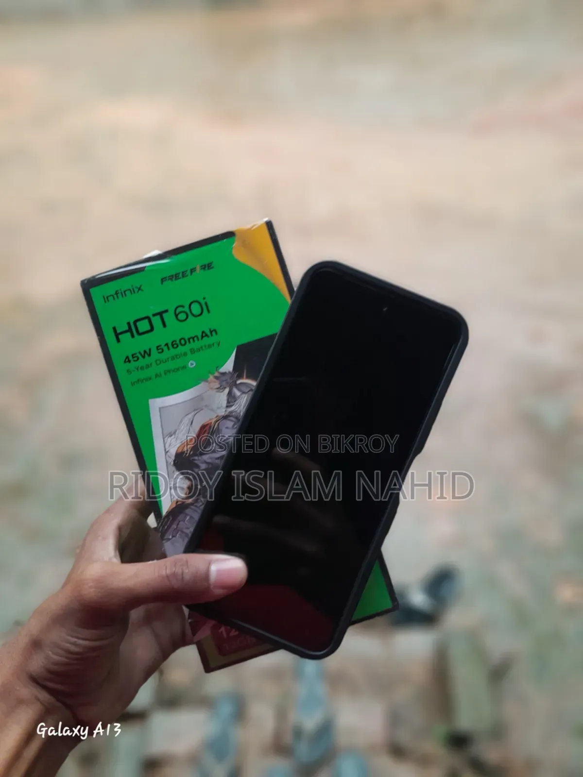 New Infinix Hot 60i 128 GB Black