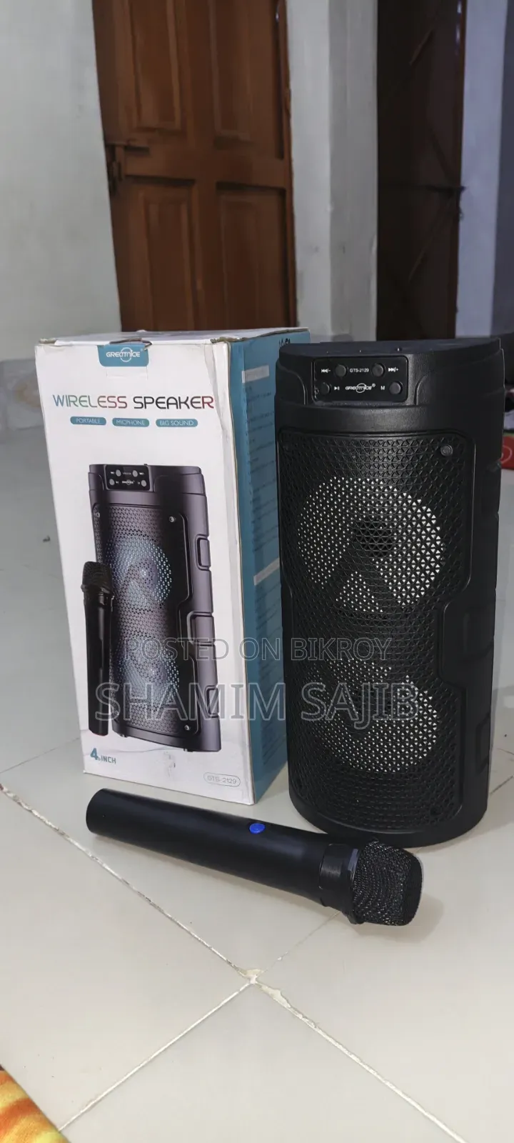 4" Bluetooth Box With Microphone