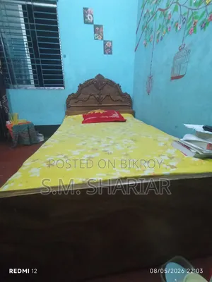 Single Wooden Bed for Sale