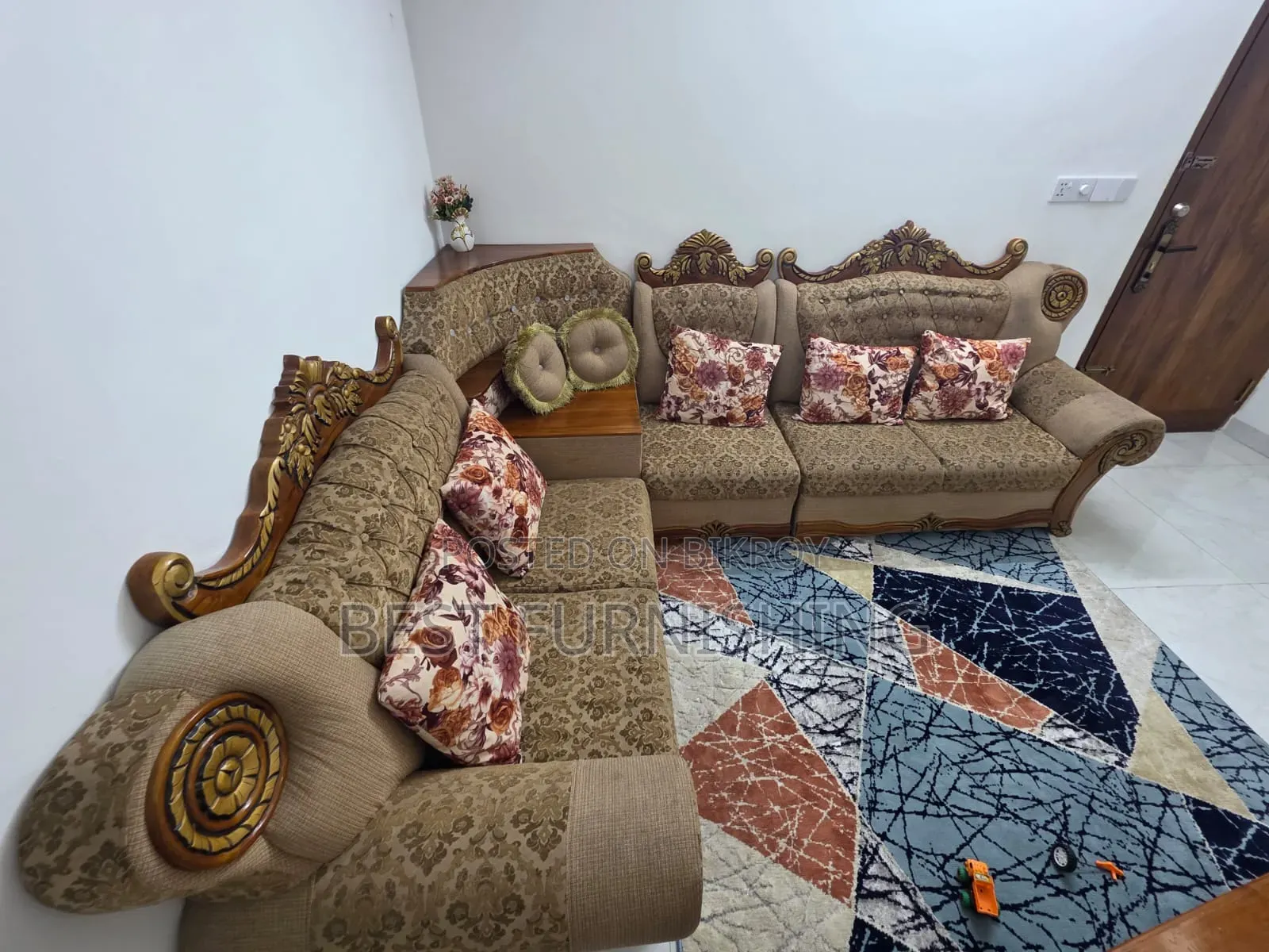5-Seater Corner Sofa (Segun Wood)