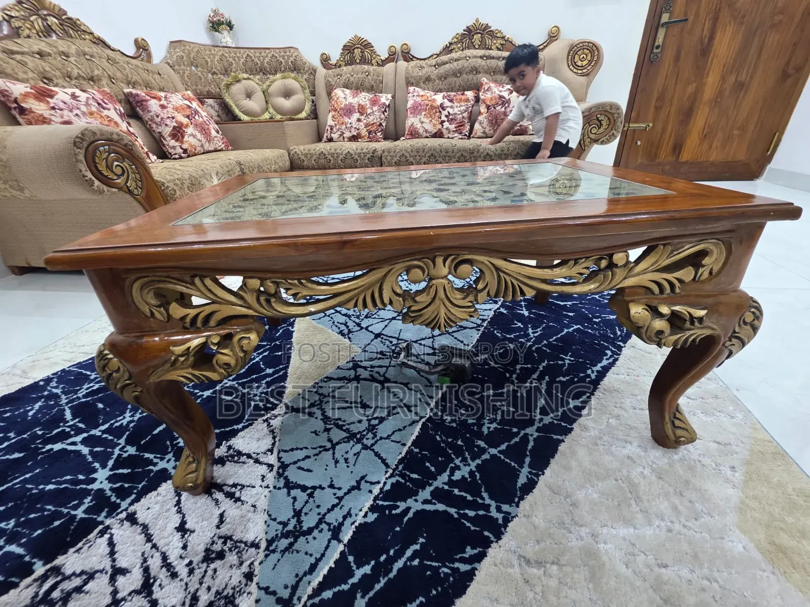 5-Seater Corner Sofa (Segun Wood)