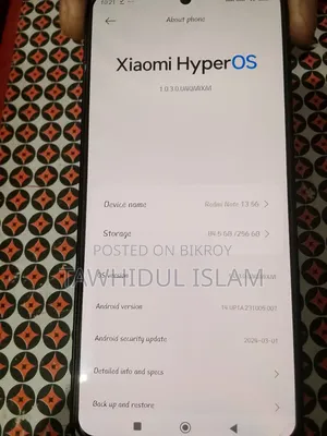Xiaomi Redmi Note 13 256 GB Black