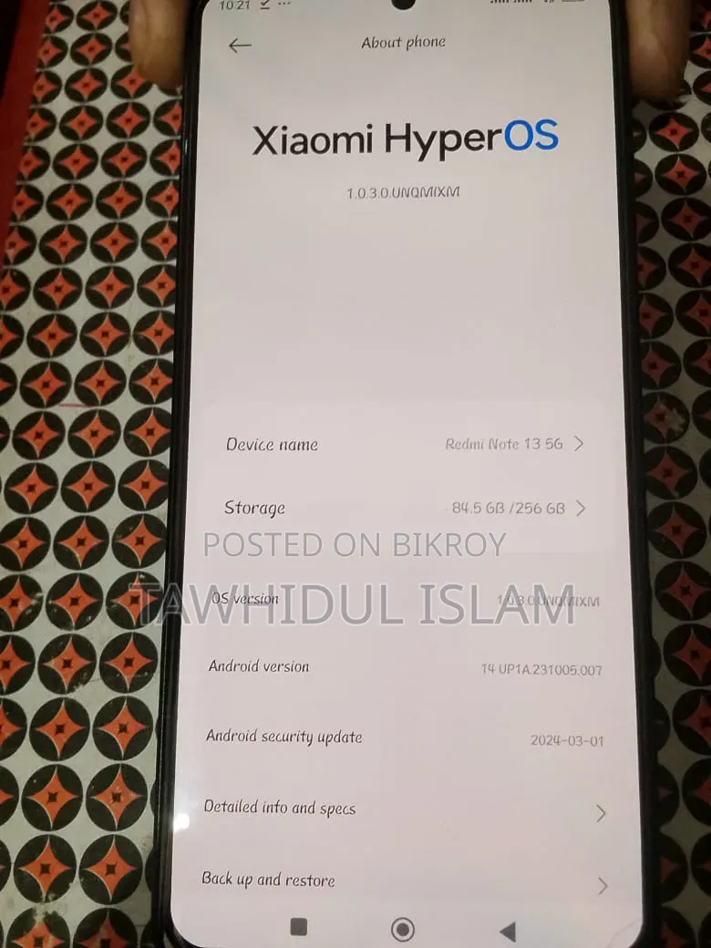 Xiaomi Redmi Note 13 256 GB Black