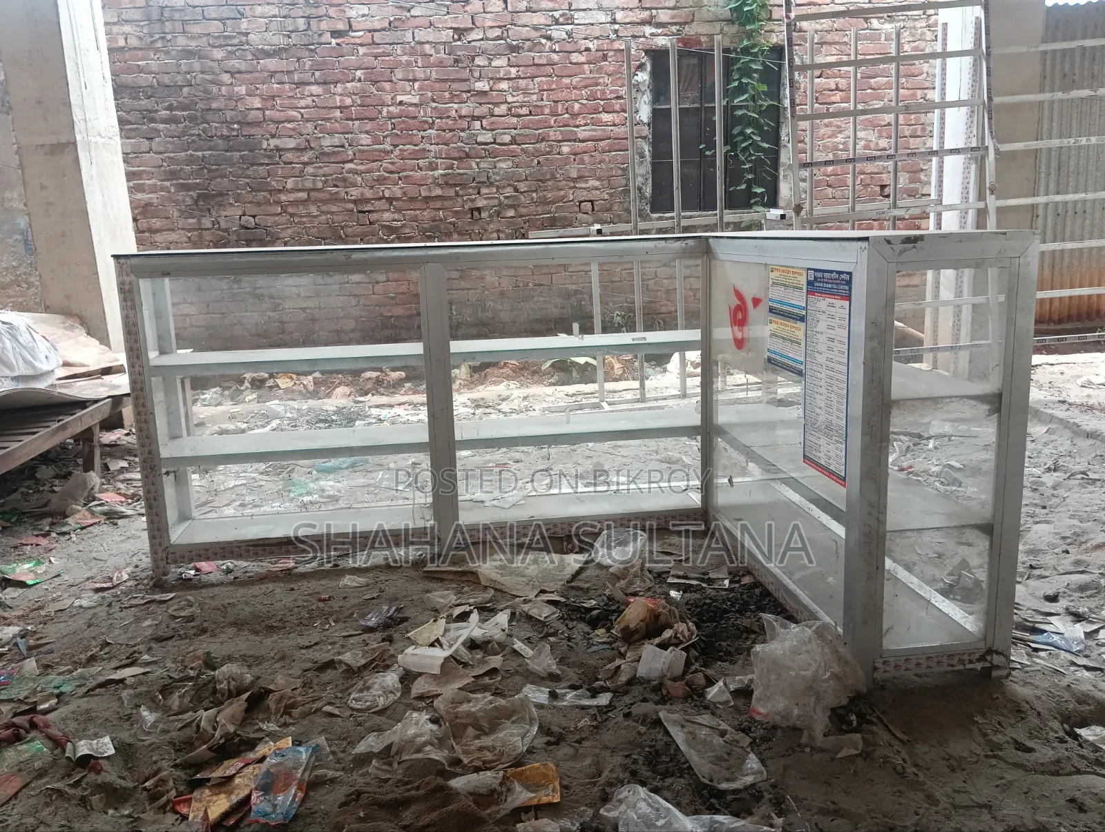 Glass Counter Table